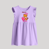 Massi Ki Jaan Baby Frock | Custom Baby Frock for Massi's Heart - LILAC - 0 - 3 Months Old (Chest 17")