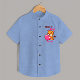 Massi Ki Jaan Shirt | Custom Baby Shirt for Massi's Heart - SKY BLUE - 0 - 6 Months Old (Chest 23")