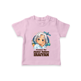Dreamer Like Abdul Kalam Personalized Kid T-shirt - BABY PINK - 0-5 Months Old (Chest 17")