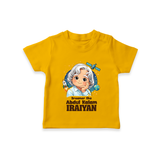 Dreamer Like Abdul Kalam Personalized Kid T-shirt - CHROME YELLOW - 0-5 Months Old (Chest 17")
