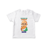 Truthful Like Gandhi Personalized Kid T-shirt - WHITE - 0-5 Months Old (Chest 17")