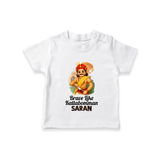 Brave Like Kattabomman Personalized Kid T-shirt - WHITE - 0-5 Months Old (Chest 17")