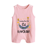 Counting Stars Till Eid Personalised Kids Romper Suit - BABY PINK - 0 - 5 Months Old (Chest 18")