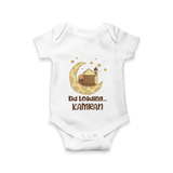 Eid Loading… Personalised Kids Romper with Name - WHITE - New Born (Chest 14")