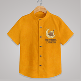 Eid Loading… Personalised Kids Shirt with Name - CHROME YELLOW - 0 - 6 Months Old (Chest 23")