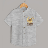 Eid Loading… Personalised Kids Shirt with Name - GREY - 0 - 6 Months Old (Chest 23")