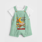 30 Days of Ramadan Journey Personalised Kids Dungaree - MINT GREEN - 0 - 5 Months Old (Chest 18")