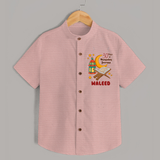 30 Days of Ramadan Journey Personalised Kids Shirt - PEACH - 0 - 6 Months Old (Chest 23")