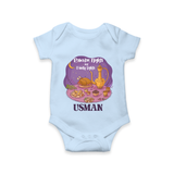 Ramadan Nights & Family Lights Personalised Kids Romper - BABY BLUE - New Born (Chest 14")