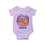 Ramadan Nights & Family Lights Personalised Kids Romper - LILAC - New Born (Chest 14")