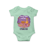 Ramadan Nights & Family Lights Personalised Kids Romper - MINT GREEN - New Born (Chest 14")