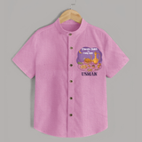 Ramadan Nights & Family Lights Personalised Kids Shirt - BABY PINK - 0 - 6 Months Old (Chest 23")