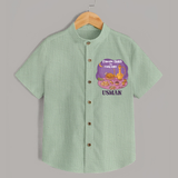 Ramadan Nights & Family Lights Personalised Kids Shirt - MINT GREEN - 0 - 6 Months Old (Chest 23")