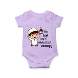 My Last Day of Ramadan Personalised Kids Romper - LILAC - New Born (Chest 14")