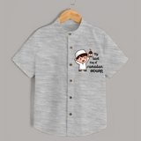 My Last Day of Ramadan Personalised Kids Shirt - GREY - 0 - 6 Months Old (Chest 23")