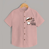 My Last Day of Ramadan Personalised Kids Shirt - PEACH - 0 - 6 Months Old (Chest 23")