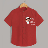 My Last Day of Ramadan Personalised Kids Shirt - RED - 0 - 6 Months Old (Chest 23")