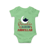 Ramadan Kareem Personalised Kids Romper - GREEN - New Born (Chest 14")
