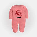 My first Eid Custom Fullbody Suit - PEACH - New Born (Chest 7.5")