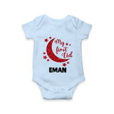 My first Eid Custom Romper - BABY BLUE - New Born (Chest 14")