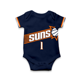 Suns 1 Basketball Style BabyRomper