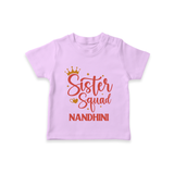 Sister Squad T-Shirt | Personalized T-Shirt for the Sister Squad - LILAC - 0-5 Months Old (Chest 17")