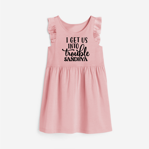 I Get Us Into Trouble Frock | Custom Frock for the Little ones
