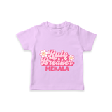 Rule Breaker T-shirt | Personalized T-shirt for the Little Rebel - LILAC - 0-5 Months Old (Chest 17")