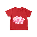 Rule Maker T-shirt | Custom T-shirt for the Bold and Brave - RED - 0-5 Months Old (Chest 17")