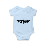 Bold Aatman Logo Printed Romper - BABY BLUE - New Born (Chest 14")