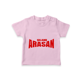 Bold Red Action Typography T-Shirt - BABY PINK - 0-5 Months Old (Chest 17")