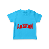 Bold Red Action Typography T-Shirt - SKY BLUE - 0-5 Months Old (Chest 17")