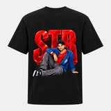 Atman Youthful Rockstar Graphic Backside Printed Adult T-Shirt