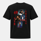 Atman Vintage Rockstar Memories Front & Back Printed Adult T-Shirt