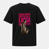 Loosu Paiyan Retro Vibes Backside Printed Adult T-Shirt
