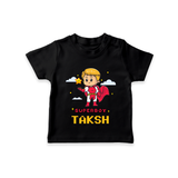 Mini Superboy T-Shirt | Custom T-Shirt for Future Superheroes - BLACK - 0-5 Months Old (Chest 17")