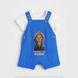 Saravanan Paada – Murugan Devotional Personalised Kids Dungaree - COBALT BLUE - 0 - 5 Months Old (Chest 18")