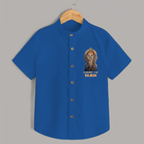 Saravanan Paada – Murugan Devotional Personalised Kids Shirt - COBALT BLUE - 0 - 6 Months Old (Chest 23")