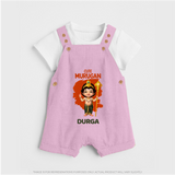 Cute Murugan Dungaree Set | Custom Baby Dungaree Set for Murugan's Little Star - BABY PINK - 0 - 5 Months Old (Chest 18")