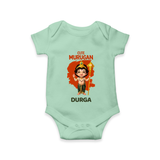 Cute Murugan Romper / Onesie | Custom Baby Romper / Onesie for Murugan's Little Star - MINT GREEN - New Born (Chest 14")