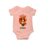 Cute Murugan Romper / Onesie | Custom Baby Romper / Onesie for Murugan's Little Star - PEACH - New Born (Chest 14")