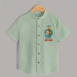 Alagendra Solluku Muruga Shirt | Personalized Baby Shirt for Murugan Celebrations - MINT GREEN - 0 - 6 Months Old (Chest 23")