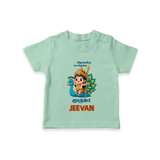 Alagendra Solluku Muruga T-Shirt | Personalized Baby T-Shirt for Murugan Celebrations - MINT GREEN - 0-5 Months Old (Chest 17")