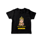 Murugan Thunai T-Shirt | Personalized Baby T-Shirt for Murugan's Protection - BLACK - 0-5 Months Old (Chest 17")