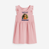 Karunai Kadale Kandha Potri – Personalised Kids Frock - BABY PINK - 1 - 2 Years Old (Chest 22" , Full Length 22")