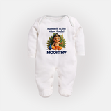 Karunai Kadale Kandha Potri – Personalised Kids Fullbody Suit - WHITE - New Born (Chest 7.5")