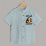 Karunai Kadale Kandha Potri – Personalised Kids Shirt - ARCTIC BLUE - 0 - 6 Months Old (Chest 23")