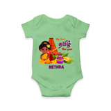 My First Tamil New Year Personalized Baby Romper – Traditional Girl Outfit