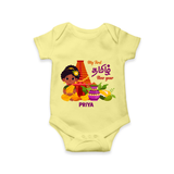 My First Tamil New Year Personalized Baby Romper – Traditional Girl Outfit