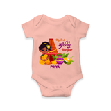 My First Tamil New Year Personalized Baby Romper – Traditional Girl Outfit